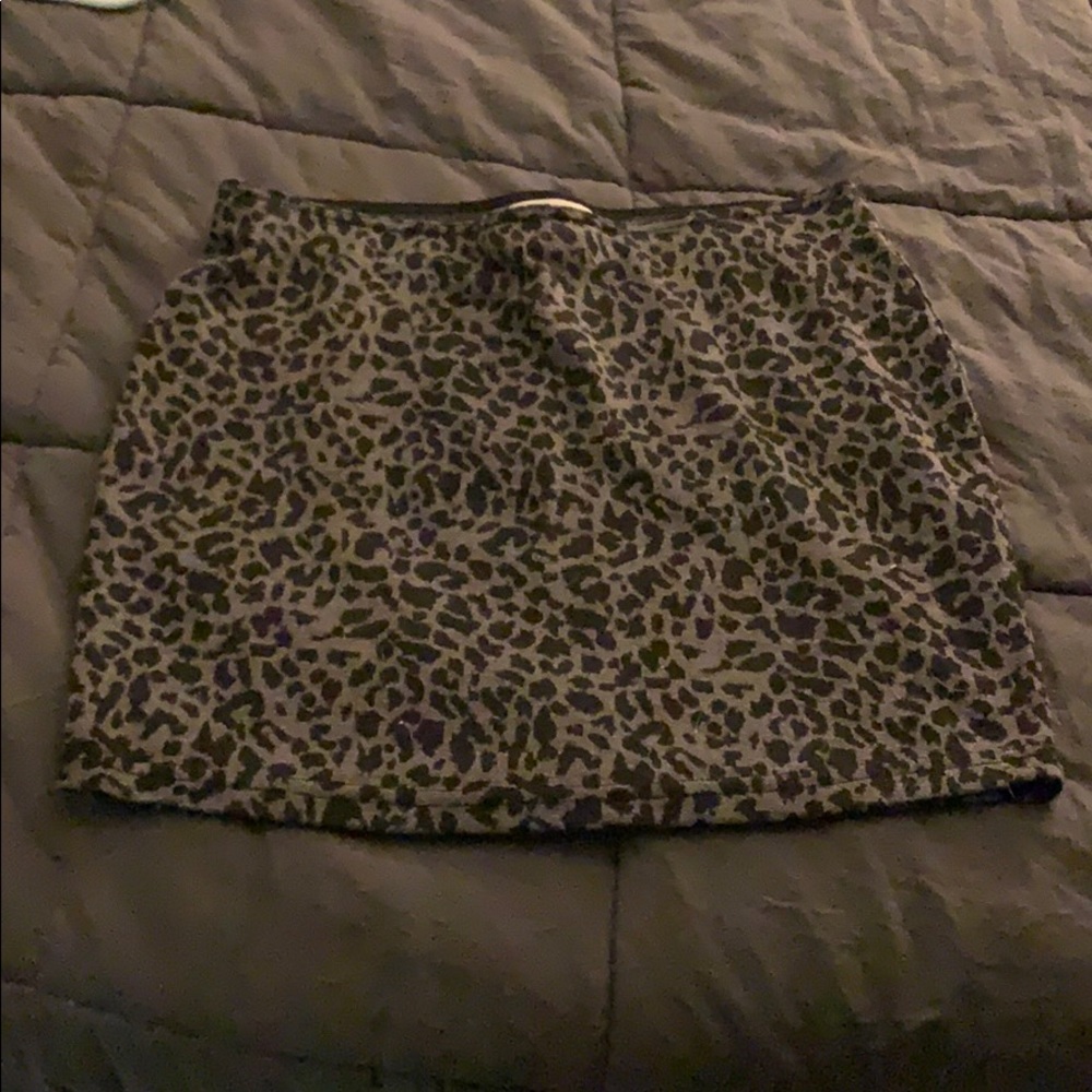 Leopard skirt